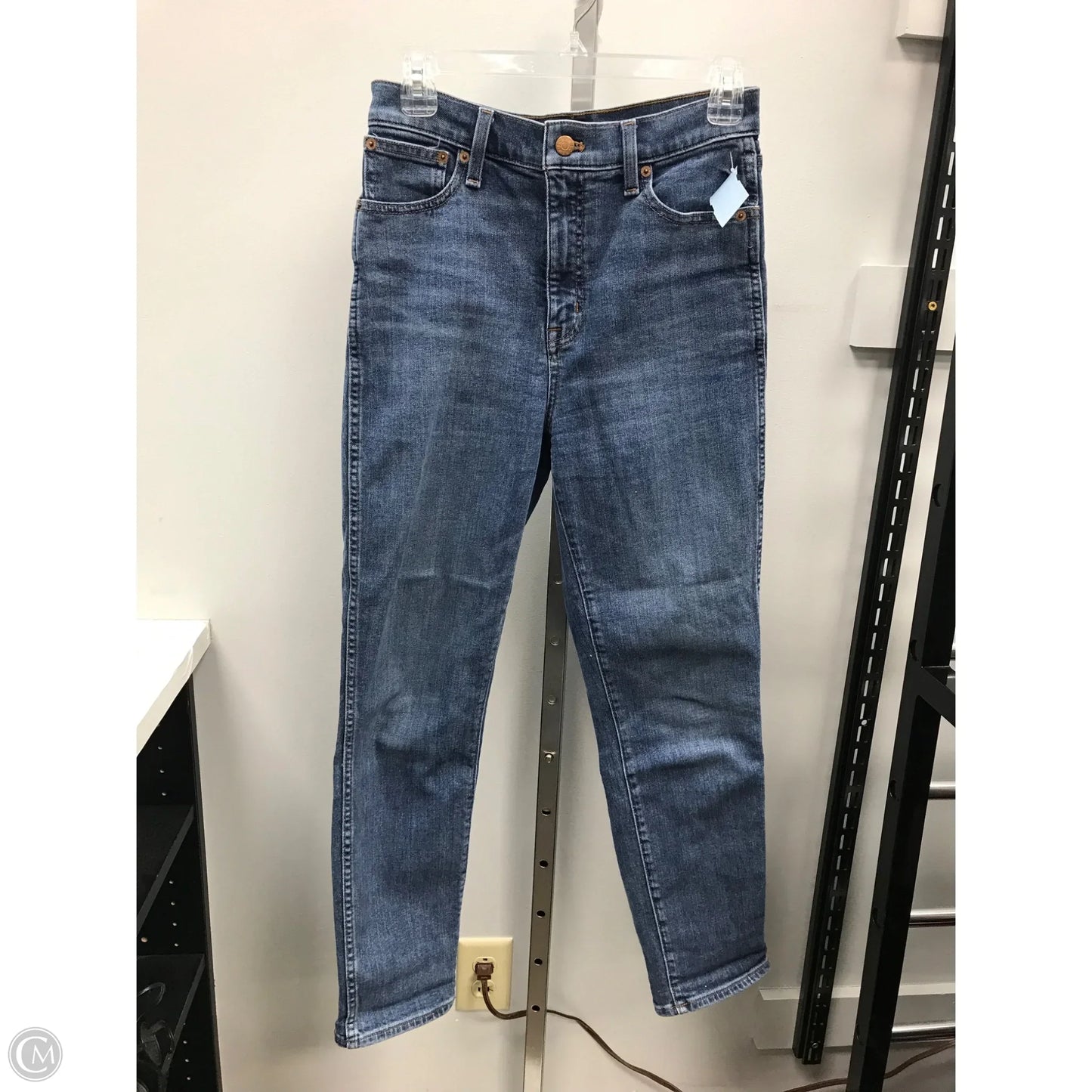 Jeans Straight By J. Crew In Blue Denim, Size: 4