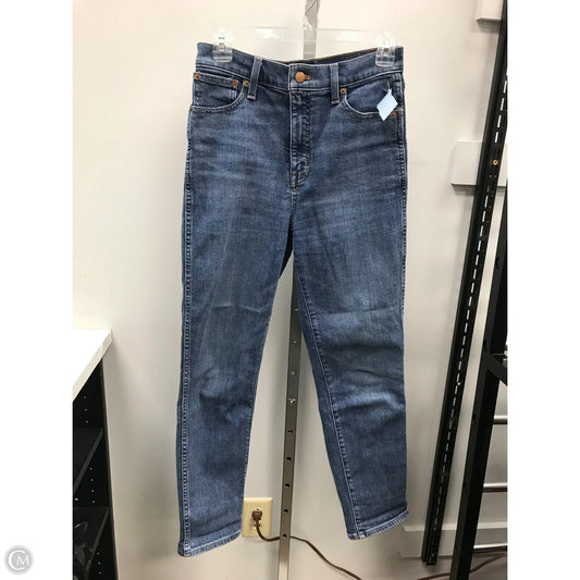 Jeans Straight By J. Crew In Blue Denim, Size: 4