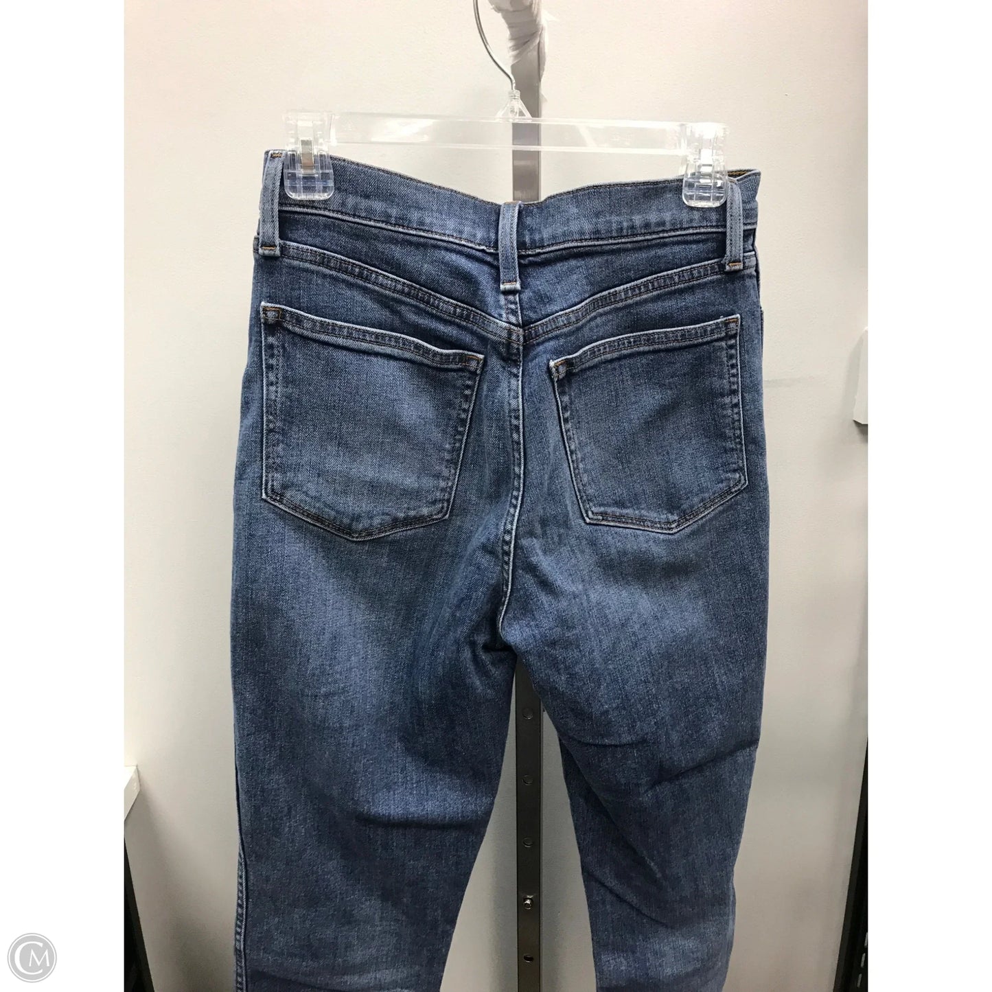 Jeans Straight By J. Crew In Blue Denim, Size: 4