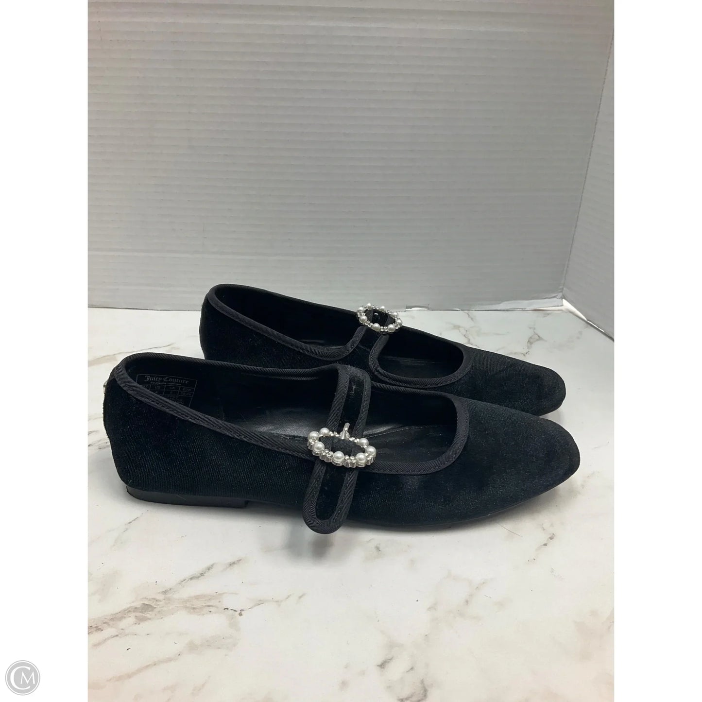 Shoes Flats By Juicy Couture In Black, Size: 8