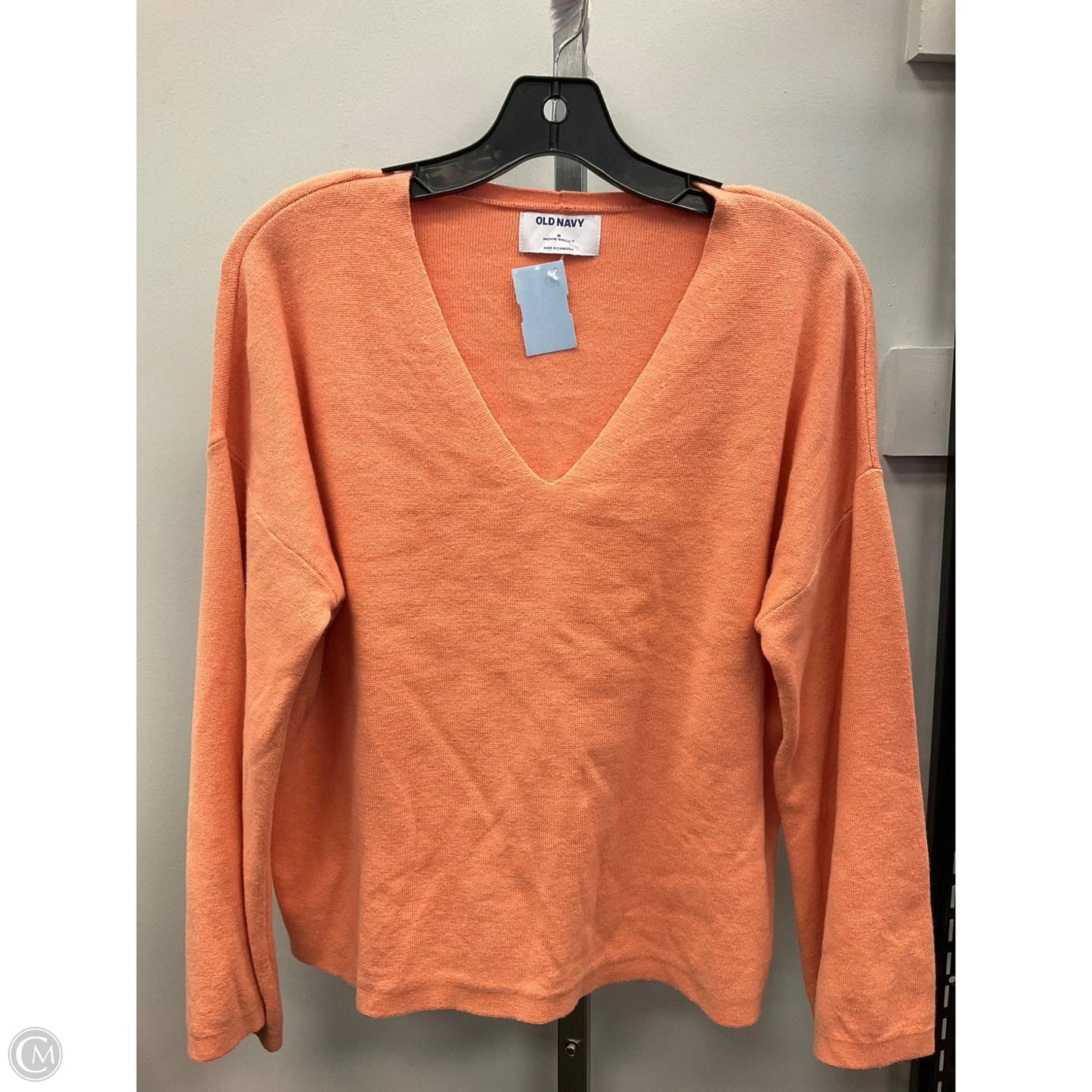Top Long Sleeve By Old Navy In Orange, Size: M