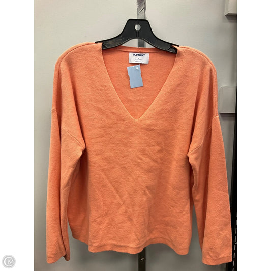 Top Long Sleeve By Old Navy In Orange, Size: M