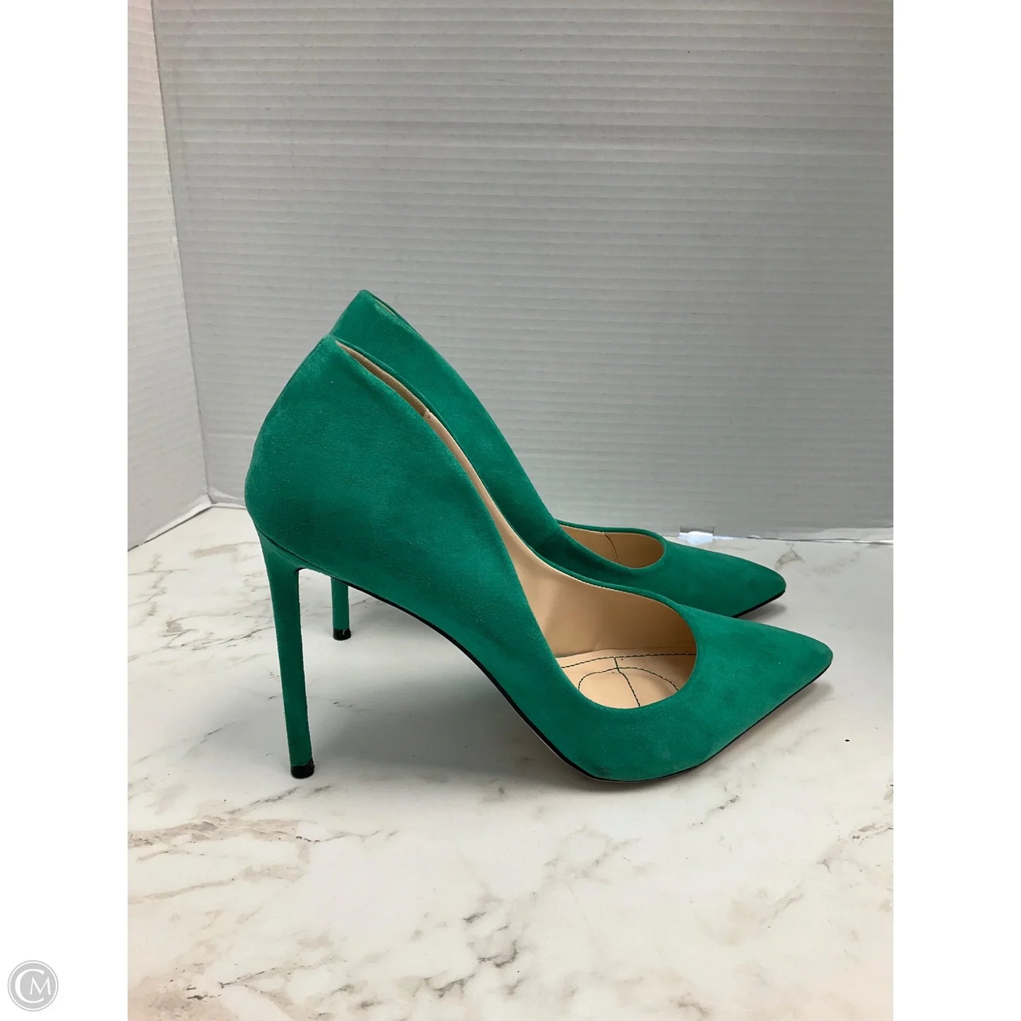 Shoes Heels Stiletto By Rouge In Green, Size: 12