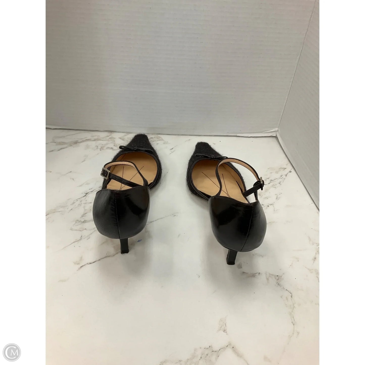 Shoes Flats By Clothes Mentor In Black, Size: 9.5