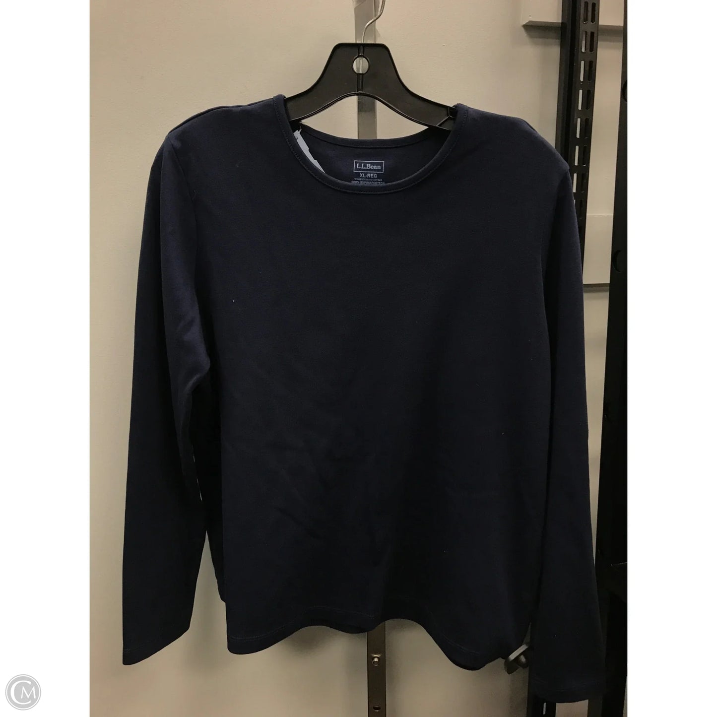 Top Long Sleeve Basic By L.l. Bean In Navy, Size: Xl