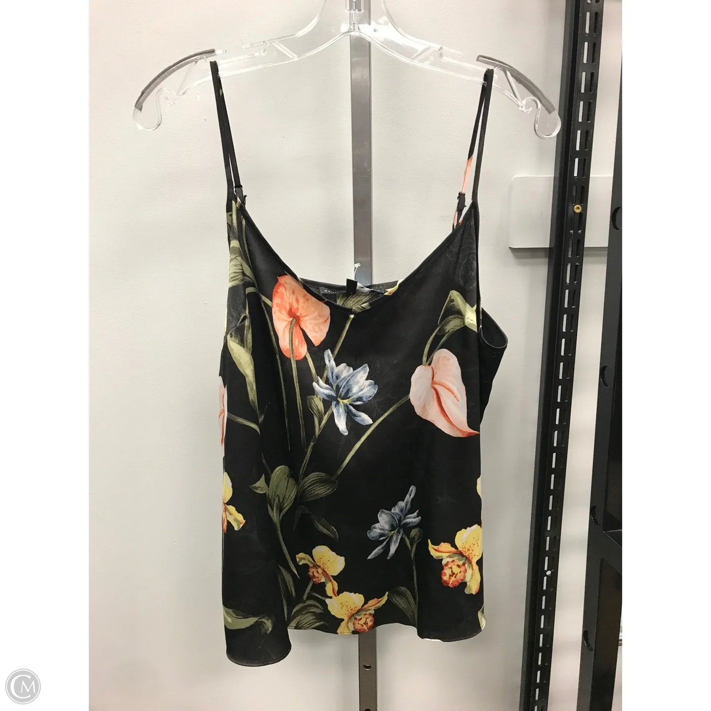 Blouse Long Sleeve By White House Black Market In Floral Print, Size: M