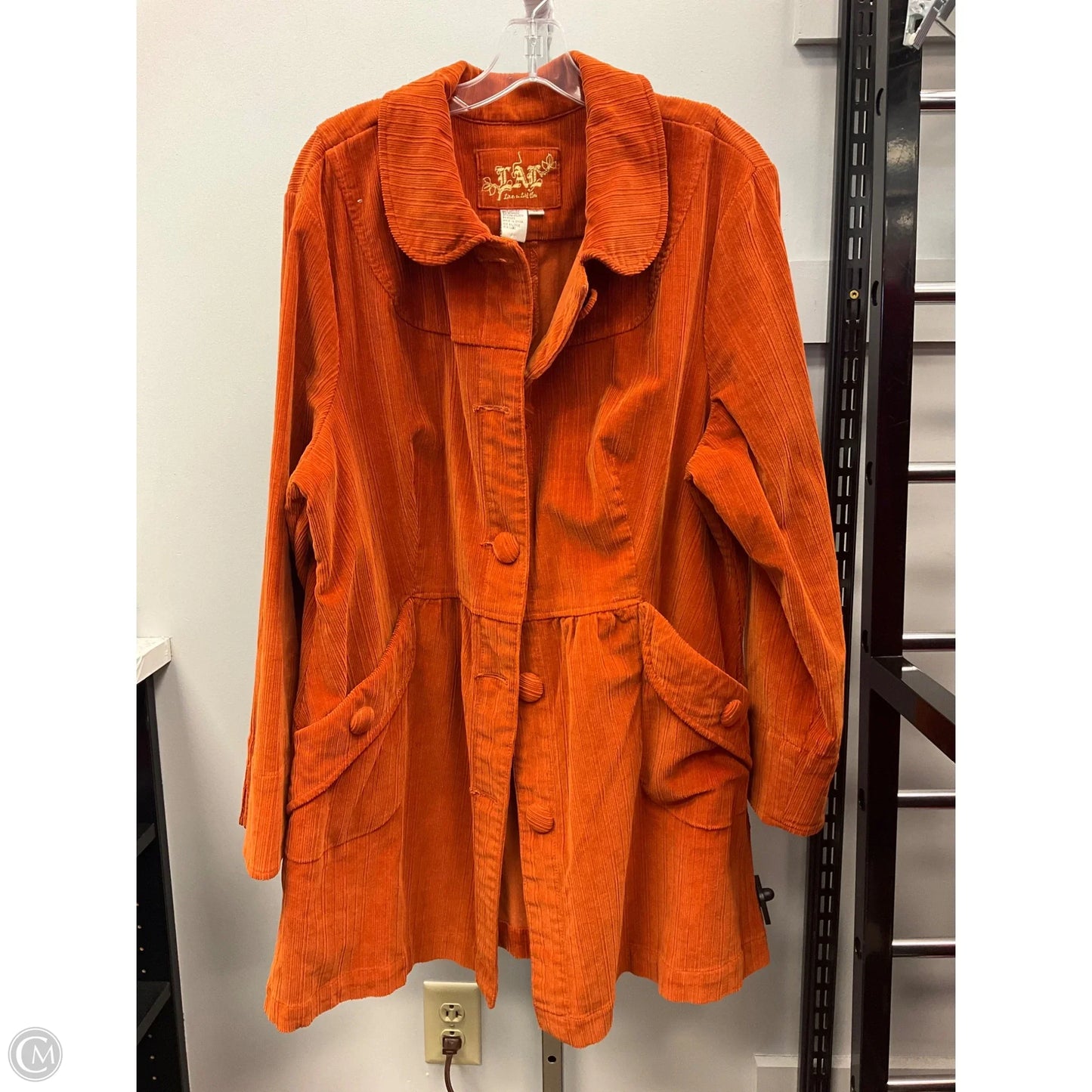 Blazer By Live A Little In Orange, Size: 1x
