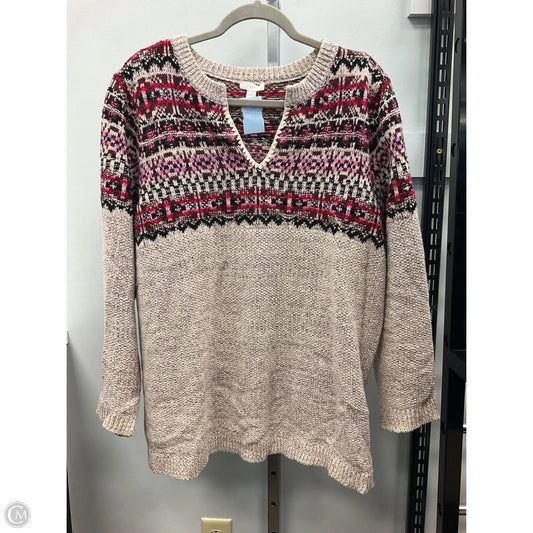 Sweater By J. Jill In Multi-colored, Size: Xl