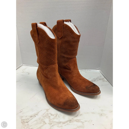 Boots Ankle Flats By Bcbgeneration In Tan, Size: 8