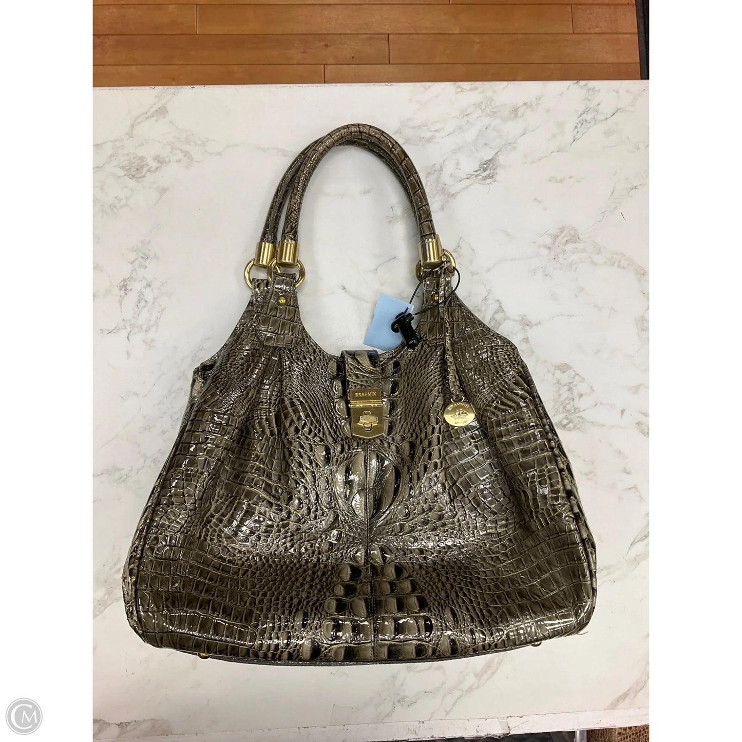 Handbag Designer By Brahmin, Size: Large