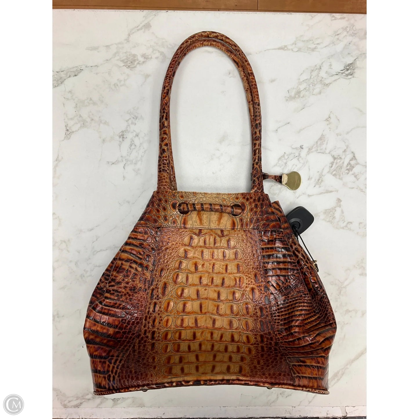 Handbag Designer By Brahmin, Size: Medium