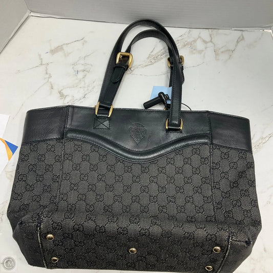 Tote Luxury Designer By Gucci, Size: Medium