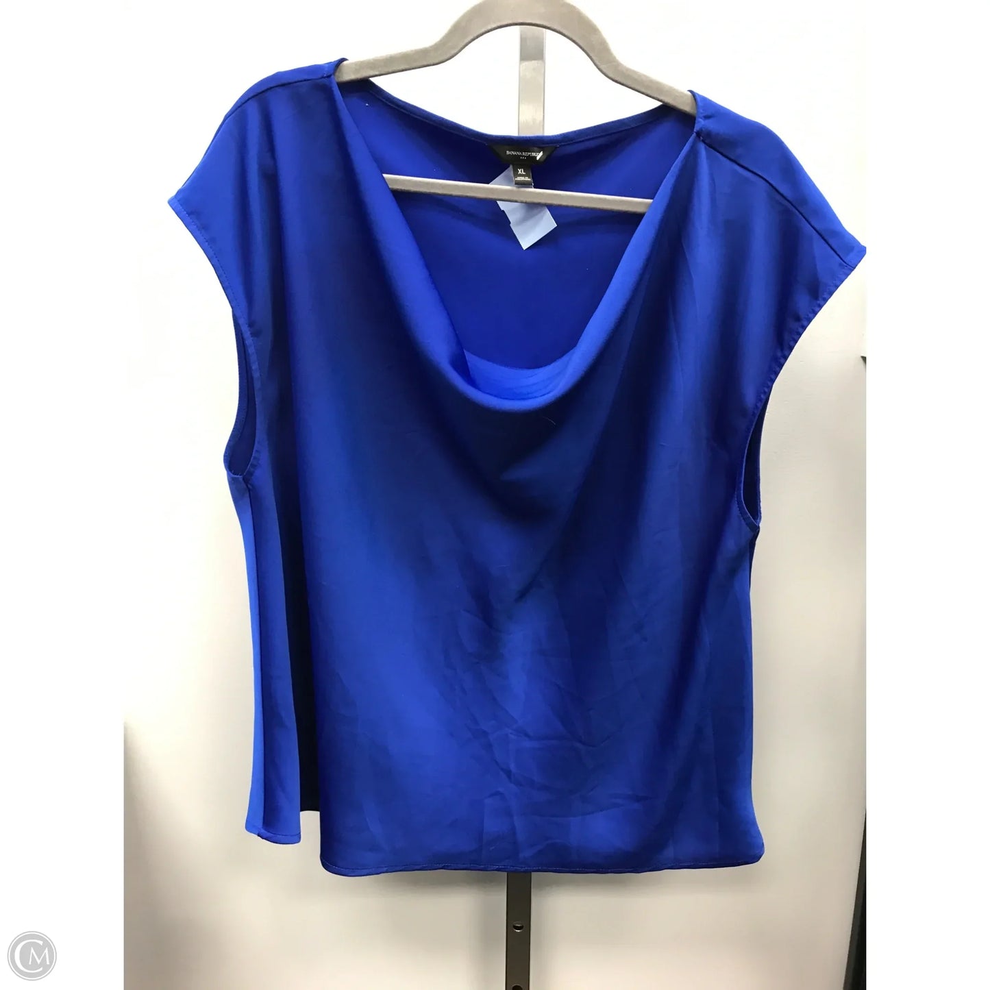 Top Sleeveless By Banana Republic In Blue, Size: Xl
