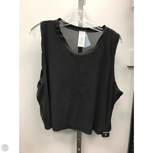 Athletic Tank Top By Athleta In Black, Size: Xl