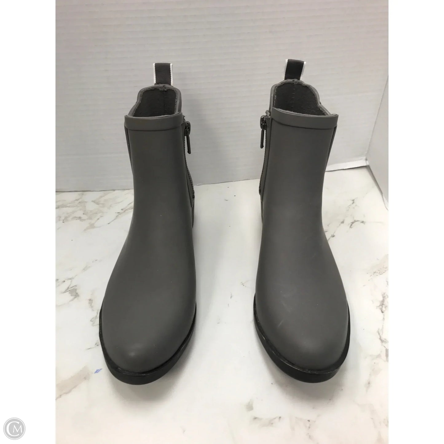 Boots Ankle Heels By Lucky Brand In Grey, Size: 7