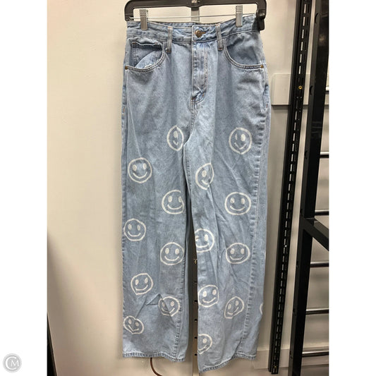 Jeans Straight By Fashion Nova In Blue Denim, Size: M