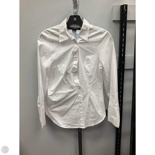 Top Long Sleeve By French Connection In White, Size: M