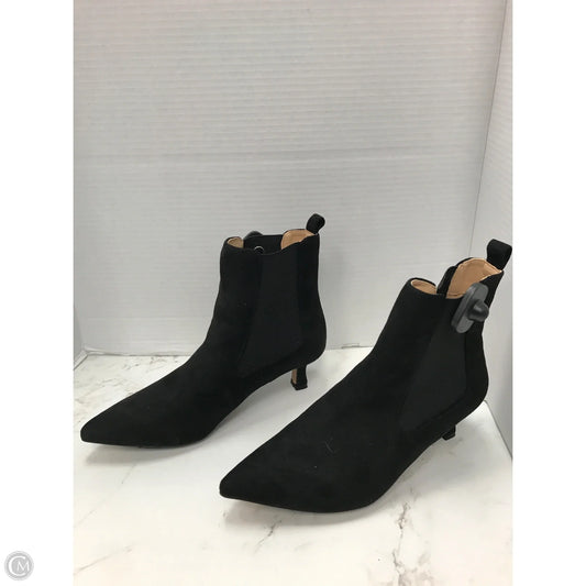 Boots Ankle Heels By Journee In Black, Size: 8