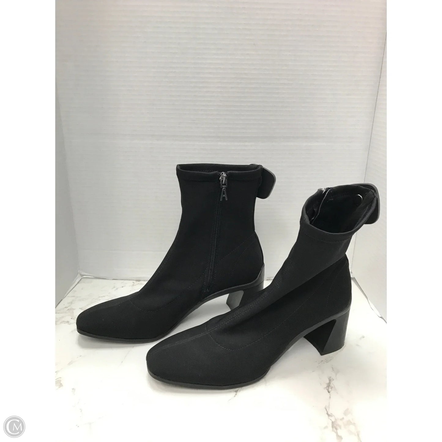 Boots Ankle Heels By Aerosoles In Black, Size: 8.5