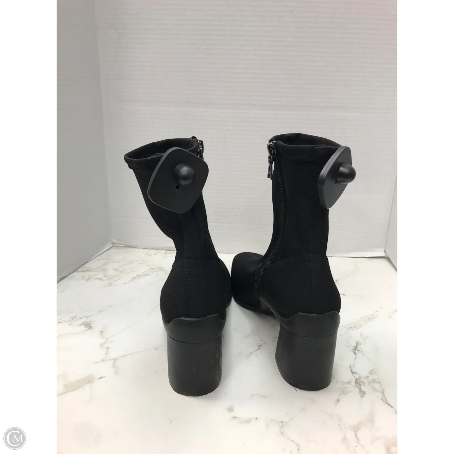 Boots Ankle Heels By Aerosoles In Black, Size: 8.5