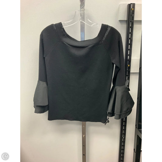 Top Long Sleeve By Catherine Malandrino In Black, Size: S