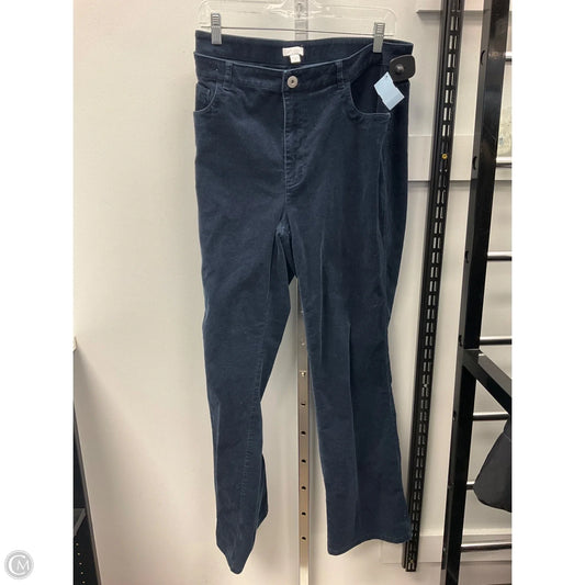 Pants Corduroy By J. Jill In Navy, Size: 18
