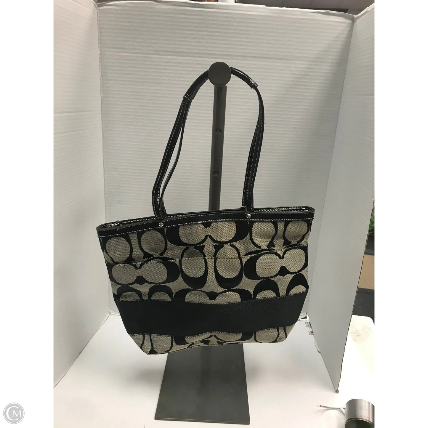 Tote Designer By Coach, Size: Small
