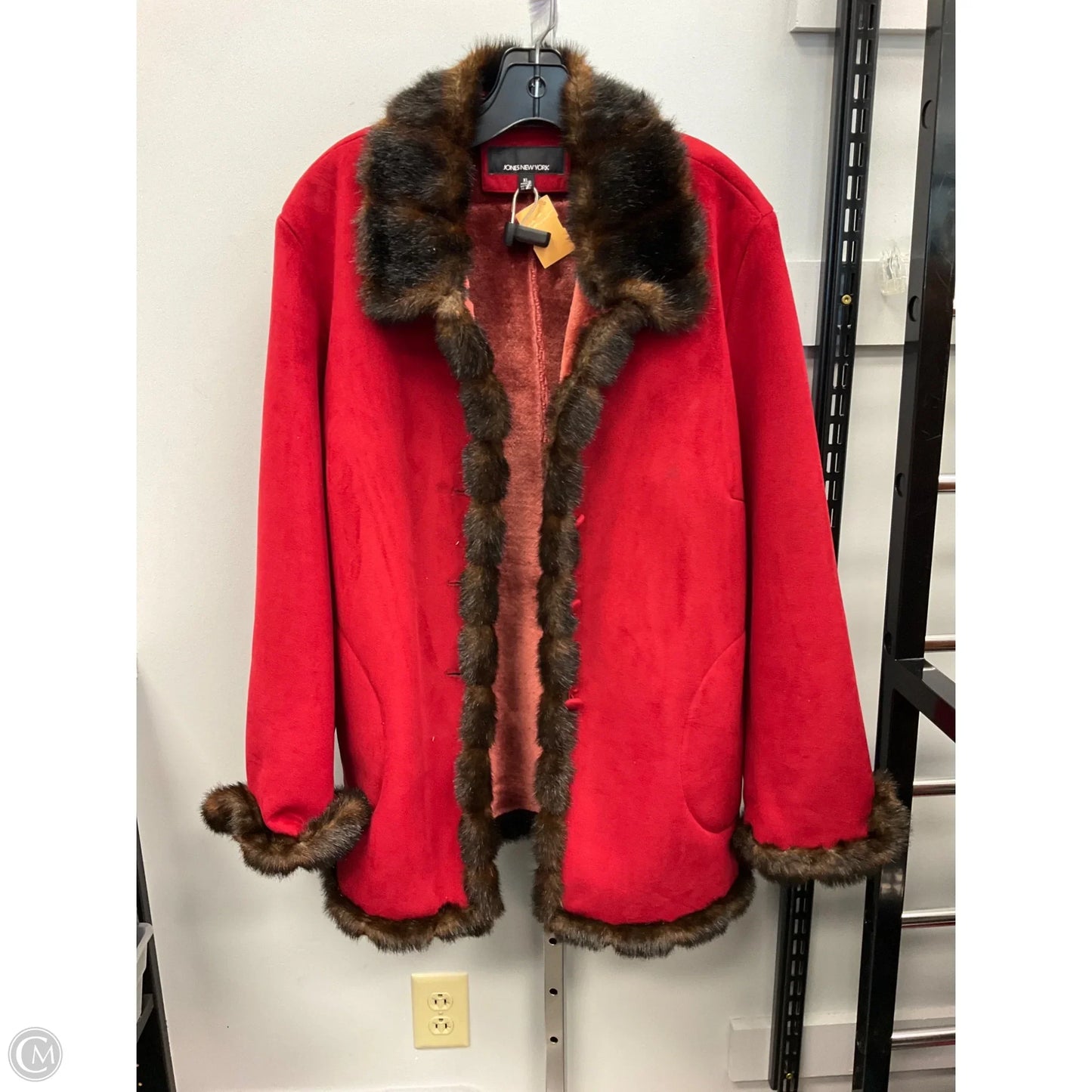 Coat Other By Jones New York In Red, Size: Xl