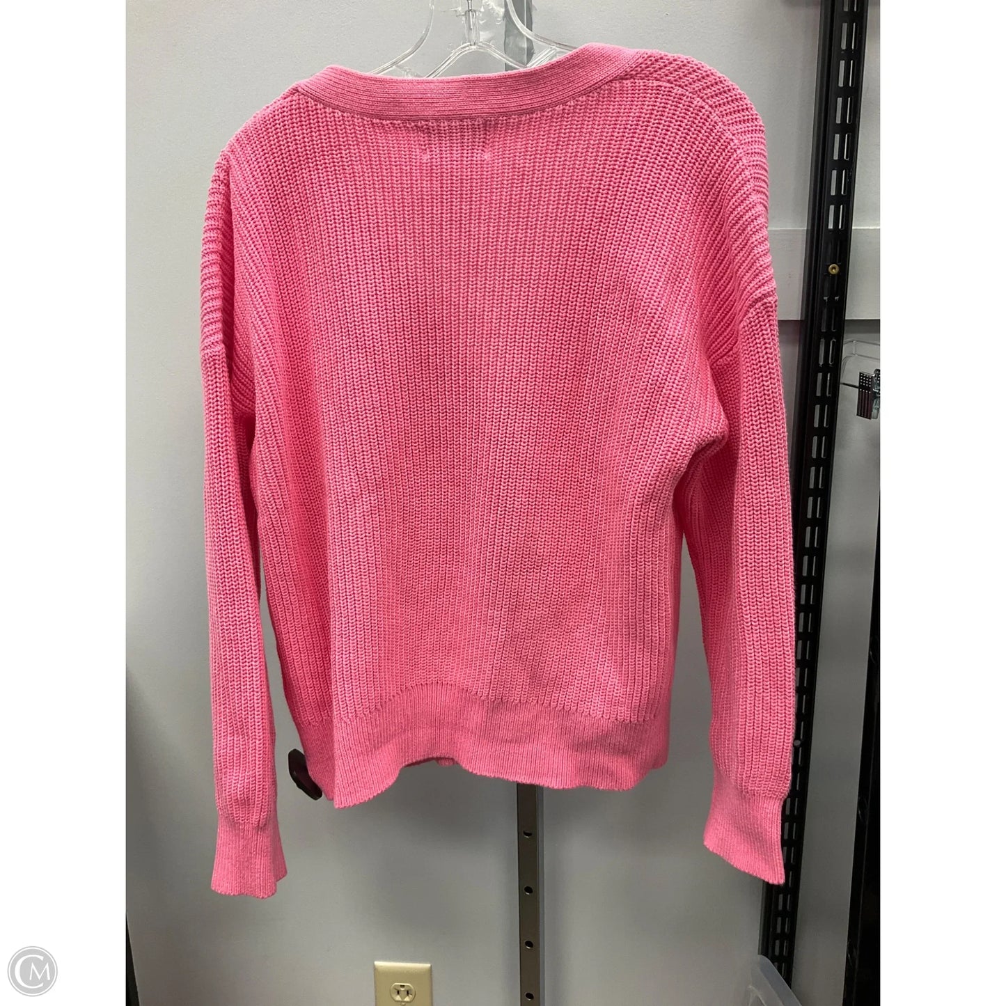 Sweater Cardigan By Old Navy In Pink, Size: L