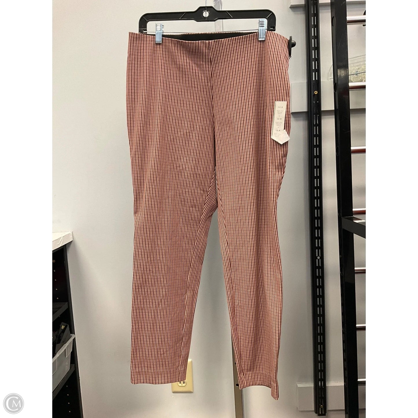 Pants Leggings By A New Day In Plaid Pattern, Size: 12