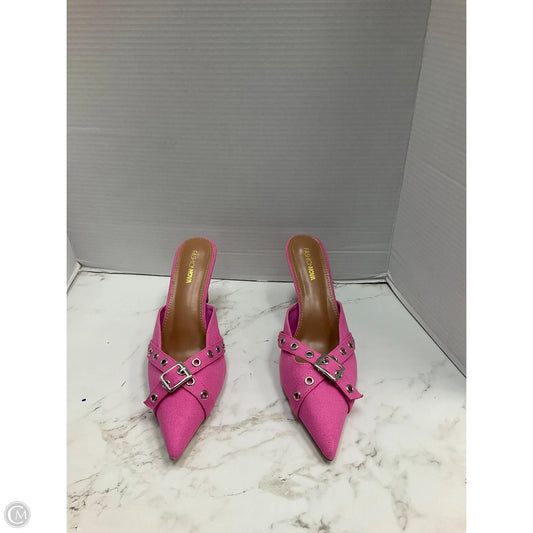 Shoes Heels Kitten By Fashion Nova In Pink, Size: 11