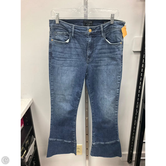 Jeans Cropped By Sanctuary In Blue Denim, Size: 10