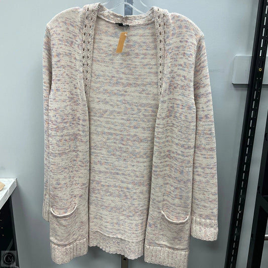 Sweater Cardigan By Loft In Multi-colored, Size: Mp