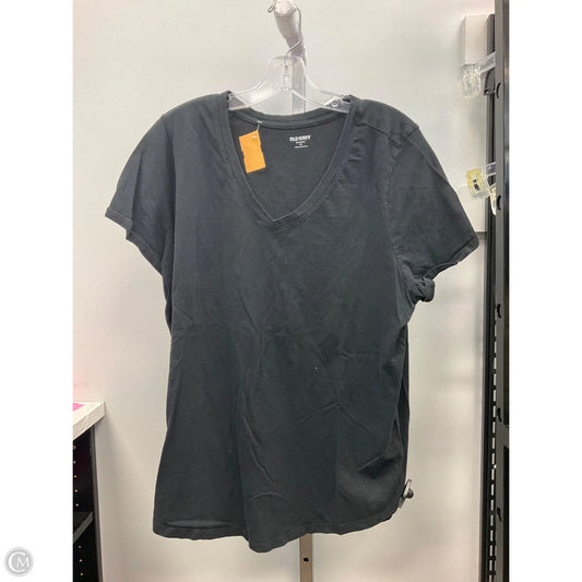 Top Short Sleeve Basic By Old Navy In Black, Size: 2x