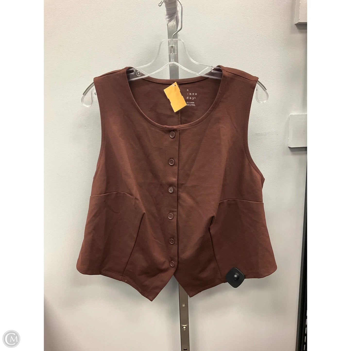 Vest Other By A New Day In Brown, Size: Xxl