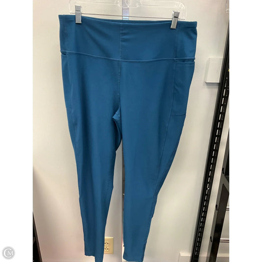 Athletic Leggings By Mondetta In Blue, Size: Xl