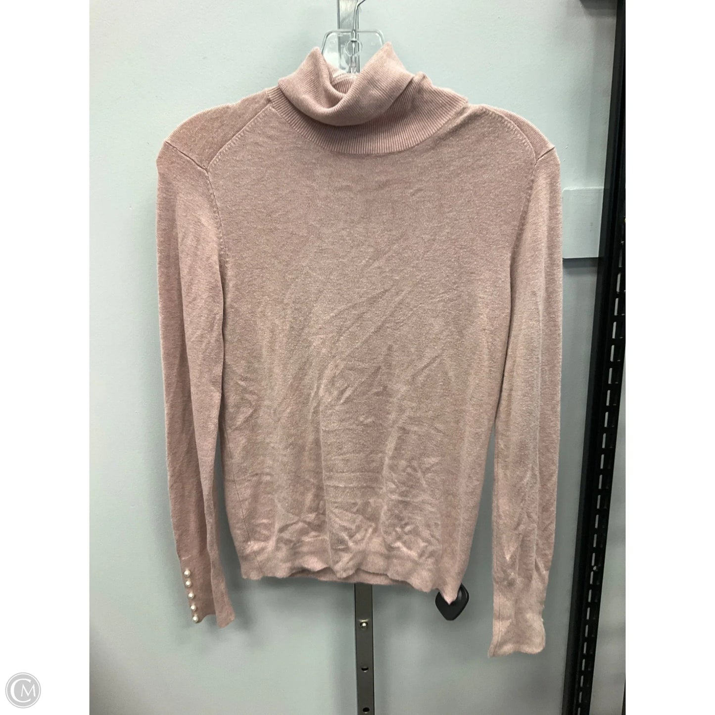 Top Long Sleeve By Zara In Pink, Size: L