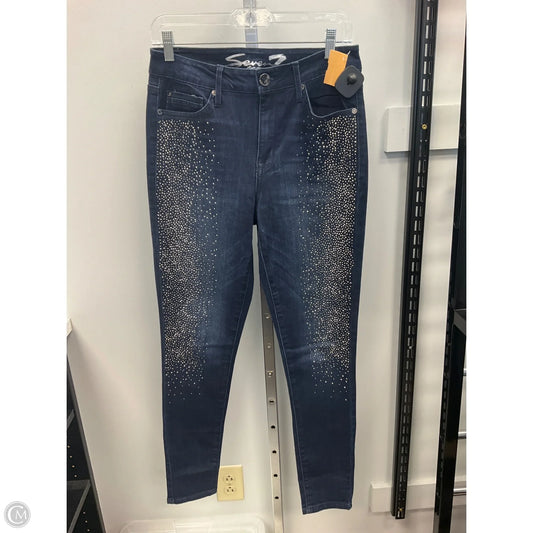 Jeans Jeggings By Seven 7 In Blue Denim, Size: 8