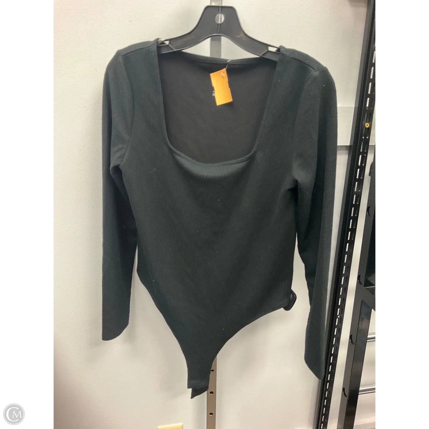 Top Long Sleeve Basic By A New Day In Black, Size: L