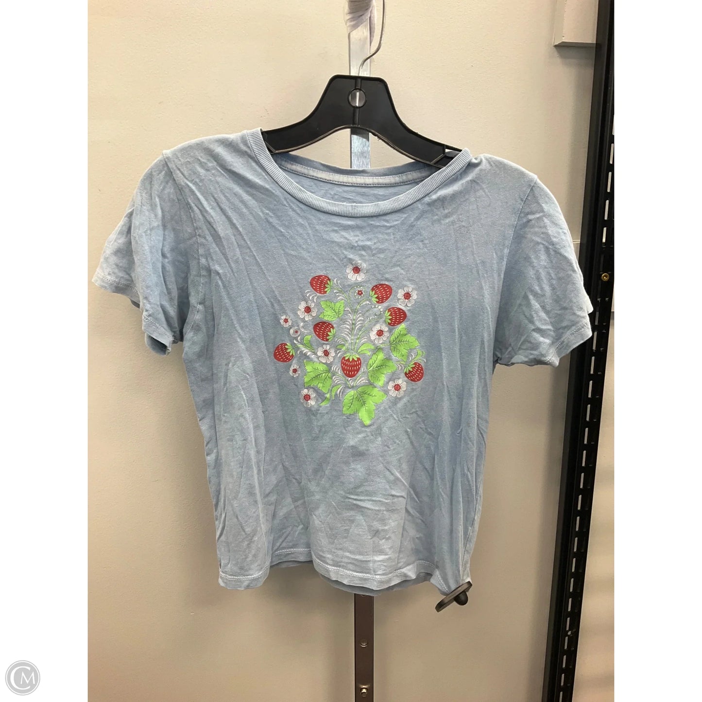 Top Short Sleeve Basic By Clothes Mentor In Blue, Size: S