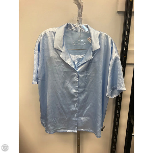 Pajamas 2pc By Ekouaer In Blue, Size: L