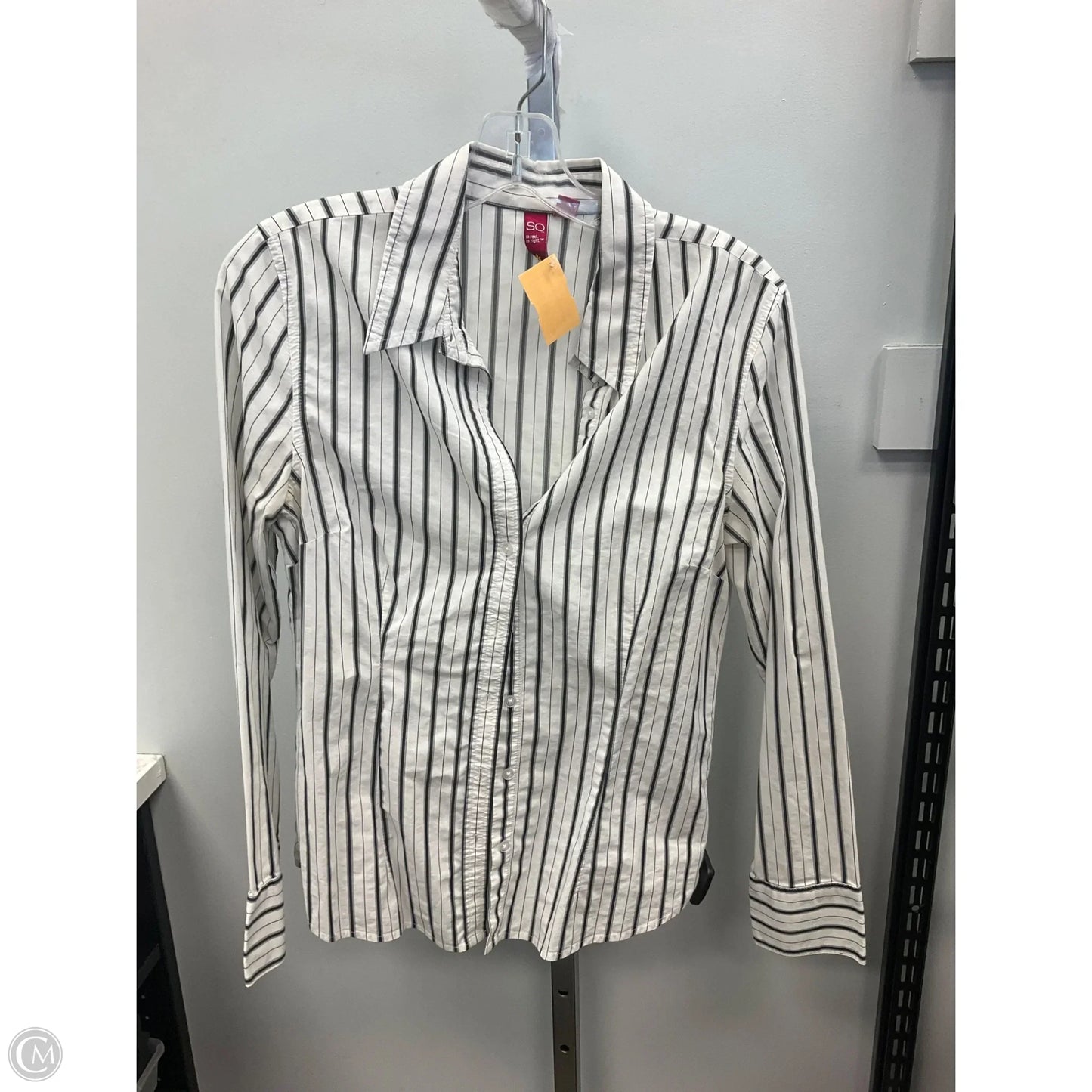 Top Long Sleeve By So In Striped Pattern, Size: L
