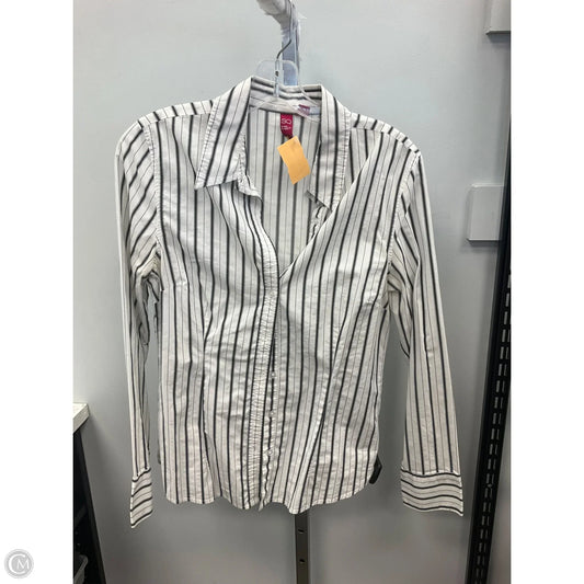 Top Long Sleeve By So In Striped Pattern, Size: L