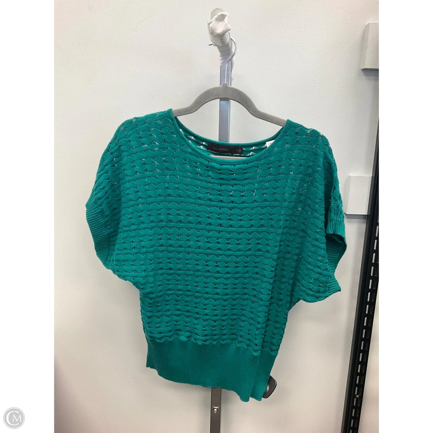 Top Short Sleeve By Limited In Teal, Size: M