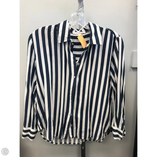 Top Long Sleeve By Jane And Delancey In Striped Pattern, Size: S