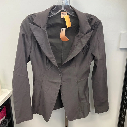 Top Long Sleeve By Shein In Grey, Size: M