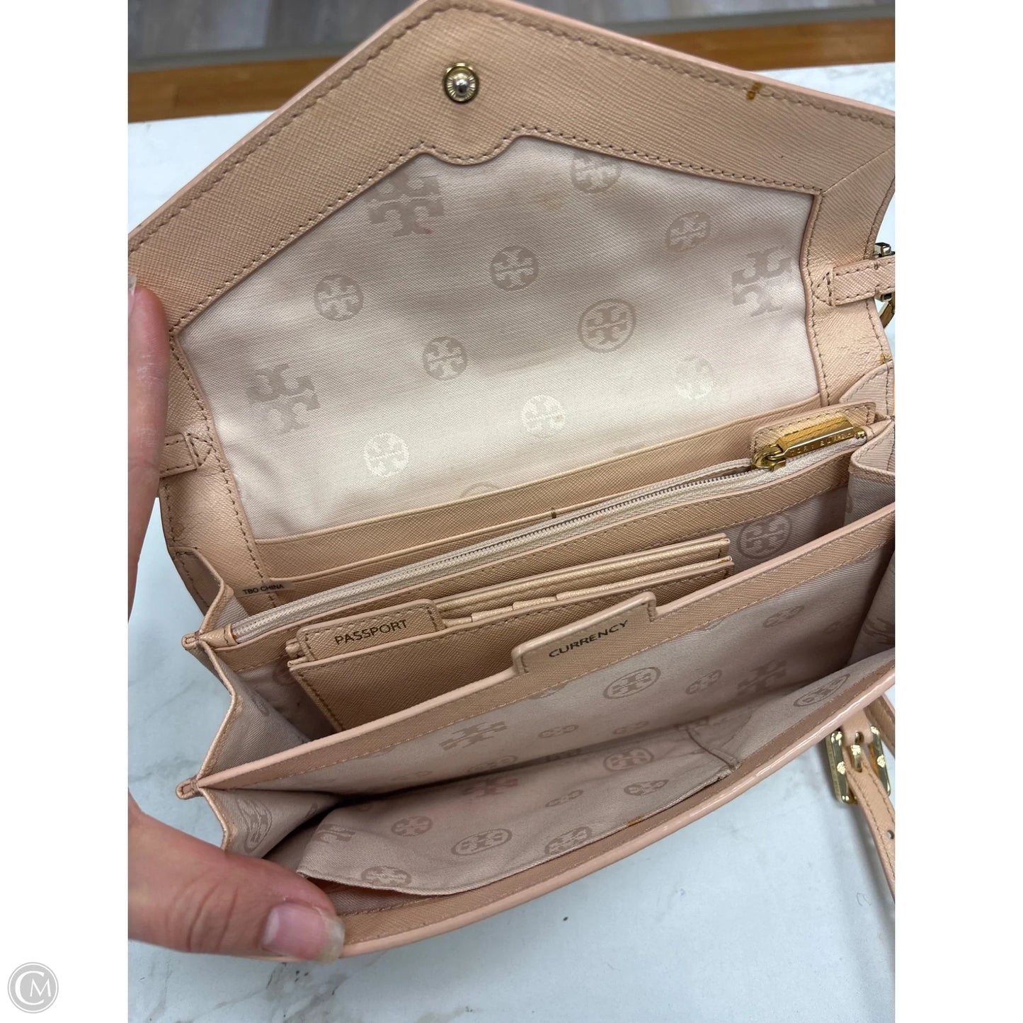 Crossbody Designer By Tory Burch, Size: Large