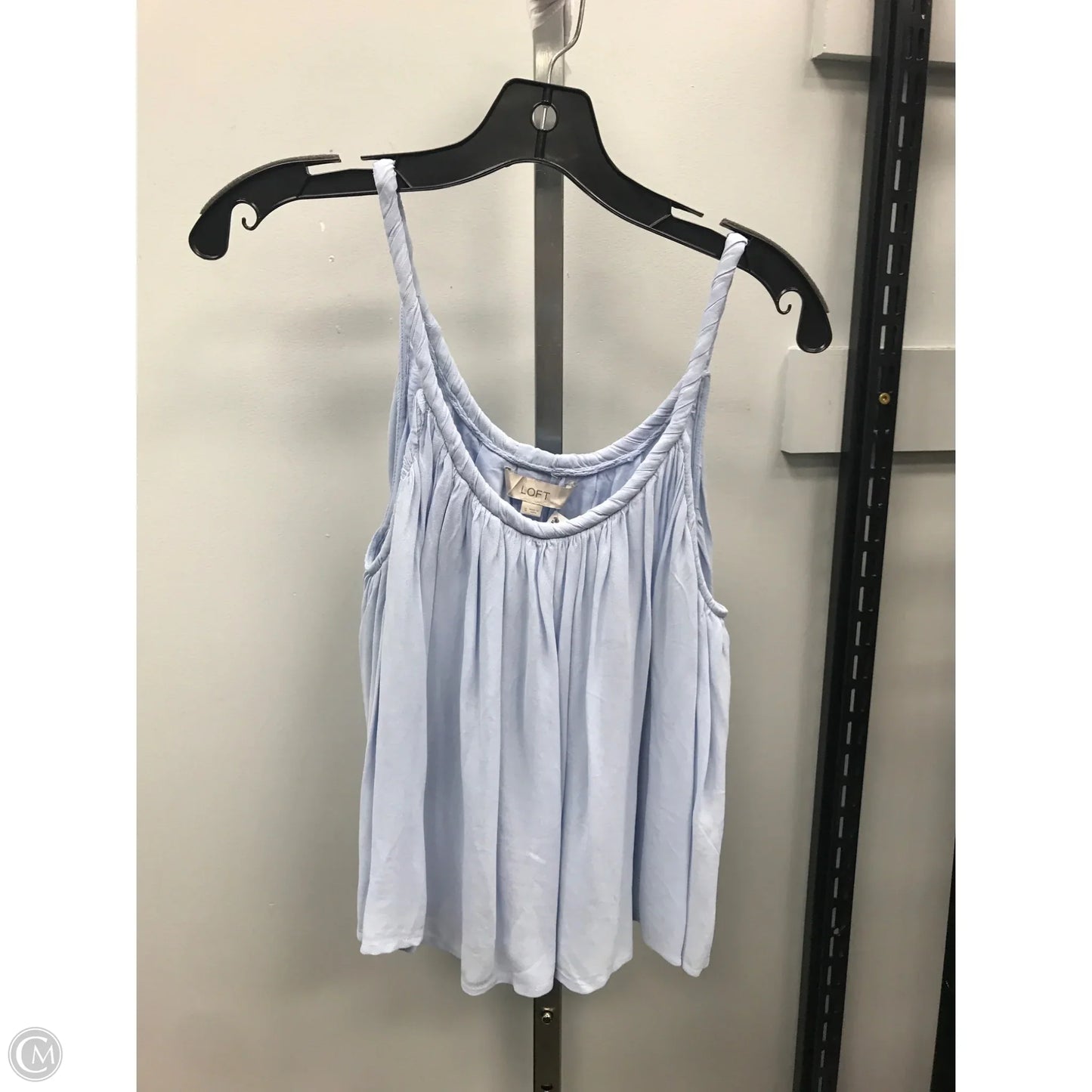 Top Sleeveless By Loft In Blue, Size: S