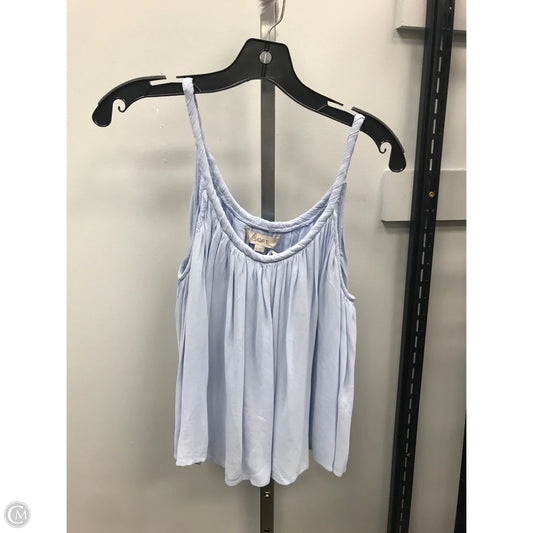 Top Sleeveless By Loft In Blue, Size: S