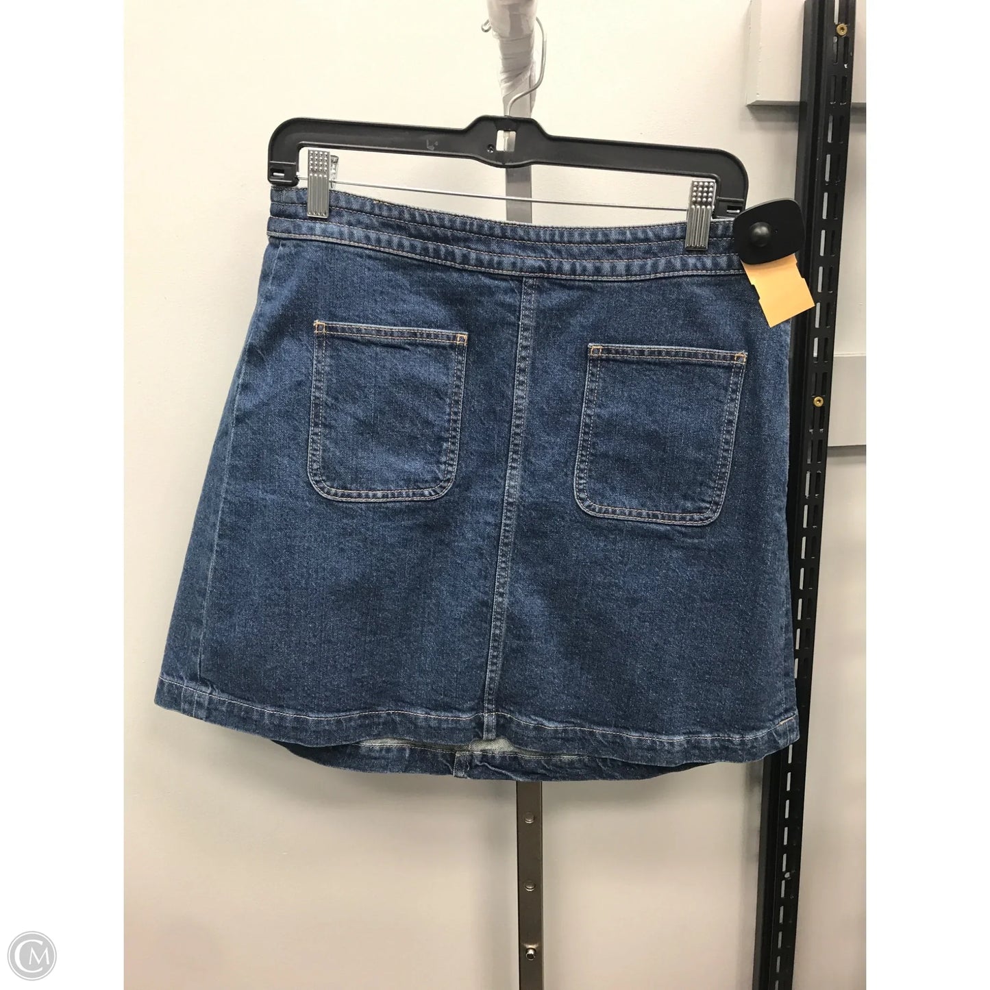 Skirt Mini & Short By Loft In Blue Denim, Size: 10